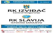 Rukometaši Izviđač Central osiguranja u subotu dočekuju Slaviju