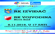 NAJAVA: U četvrtak „Skauti“ u 8.kolu SEHA-GAZPROM lige dočekuju RK Vojvodinu, prvaka Srbije