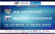 Subota, rukometni spektakl, Izviđač protiv PPD Zagreba