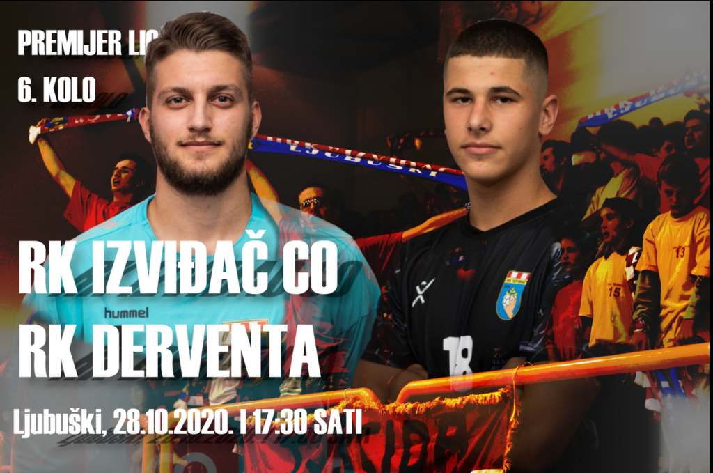 Utakmica RK Izviđač – RK Derventa u izravnom prijenosu Radiotelevizije Herceg – Bosna