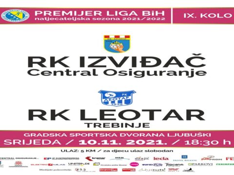 U srijedu stiže Leotar, hit momčad ovogodišnjeg prvenstva