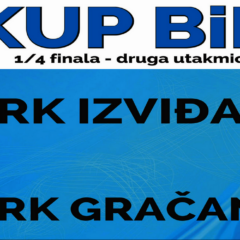 Sutra uzvratna utakmica 1/4 finala KUP-a