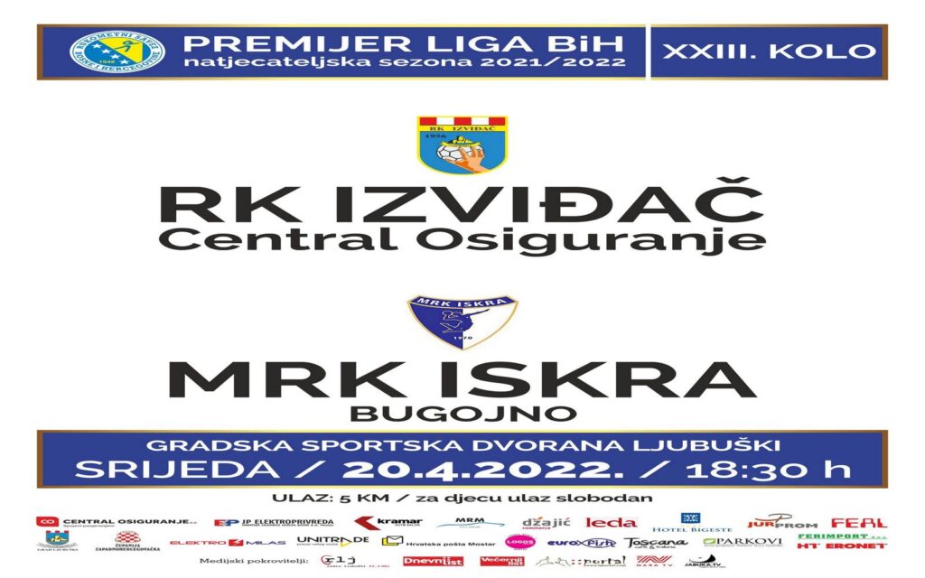 Sutra “Skautima” u goste stiže Iskra iz Bugojna