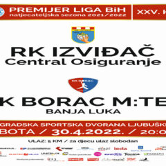 U subotu rukometni spektakl, Izviđač – Borac