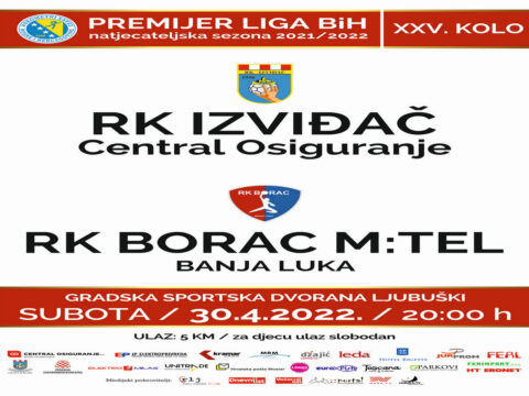 U subotu rukometni spektakl, Izviđač – Borac