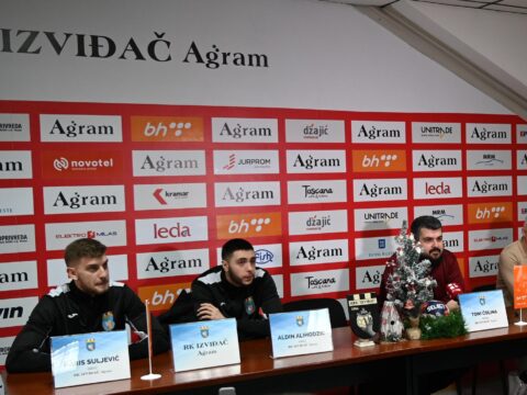 FOTO & VIDEO: Tiskovna uoči utakmice s Dinamom iz Bukurešta