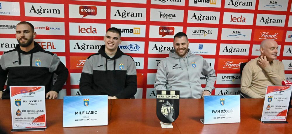 FOTO & VIDEO: Tiskovna konferencija RK Izviđač Agram uoči utakmice 3. kola EHF European Cupa