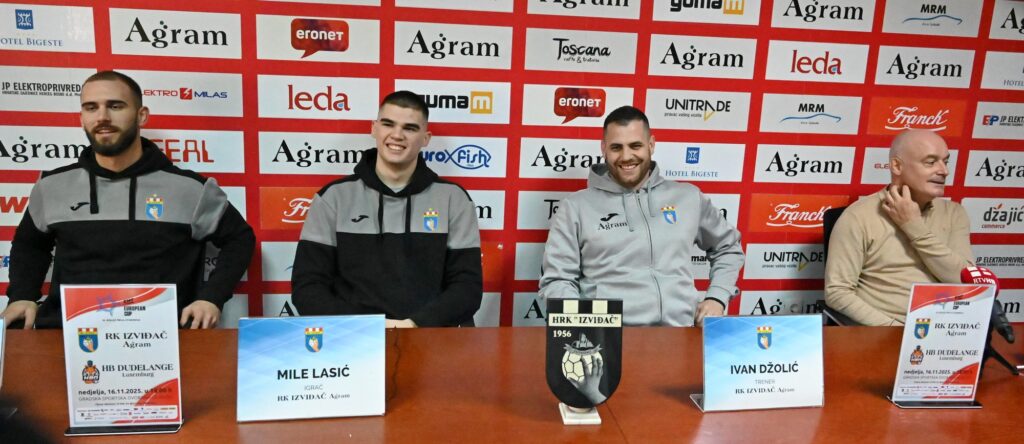 FOTO & VIDEO: Tiskovna konferencija RK Izviđač Agram uoči utakmice 3. kola EHF European Cupa