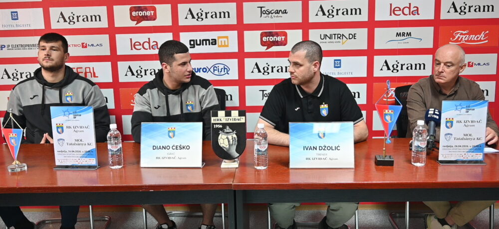 VIDEO: Tiskovna uoči polufinalne utakmice s mađarskim MOL Tatabanya KC