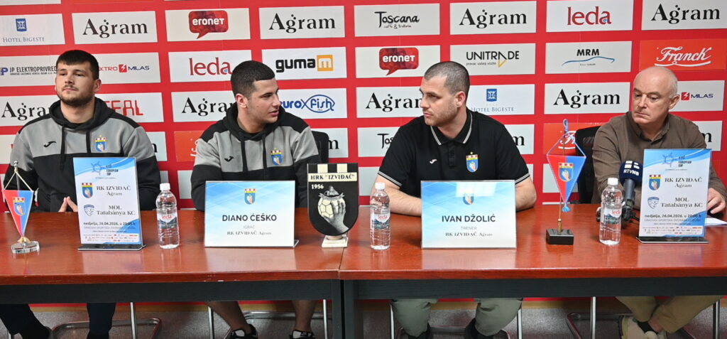 VIDEO: Tiskovna uoči polufinalne utakmice s mađarskim MOL Tatabanya KC